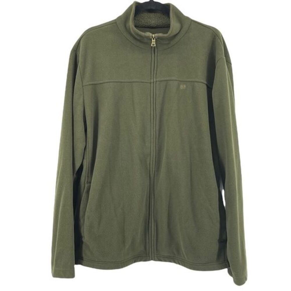 Banana Republic Army Green Zip Up Sweater 2XL XXL